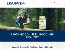 Tablet Screenshot of leanfit.com